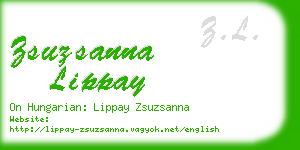 zsuzsanna lippay business card